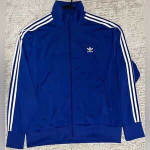 Adidas Men's Royal Blue zip up sweater